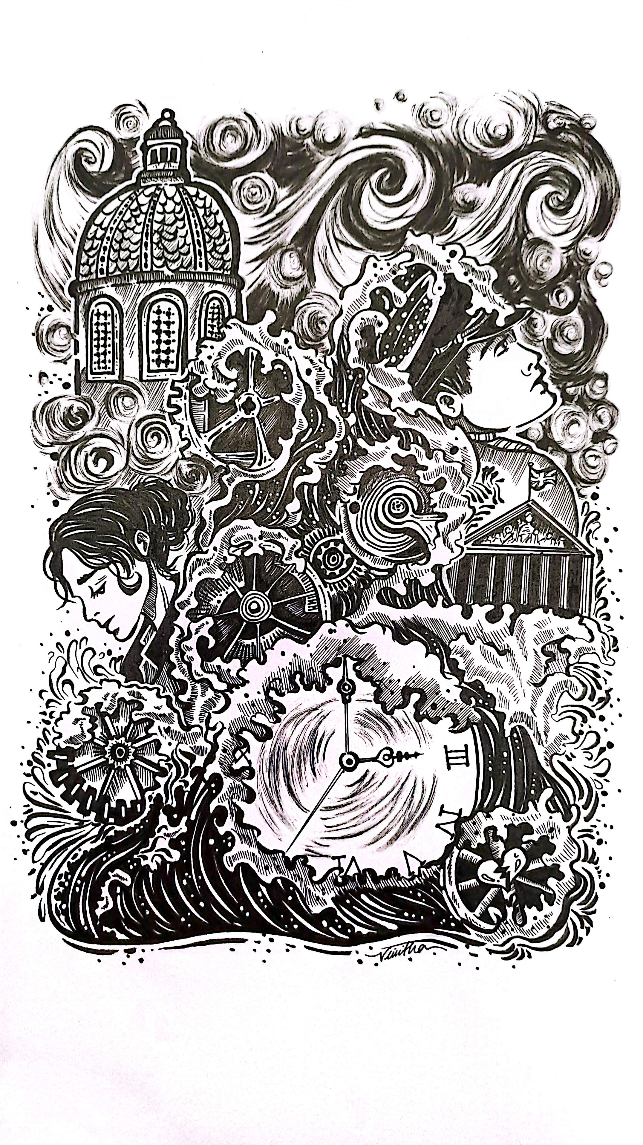 7 Waves Illustration